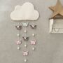 Baby Mobile, Boucle Baby Nursery Wall Cloud, Butterfly, thumbnail 7 of 9