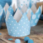 Pink Or Blue Spotty Party Crowns, thumbnail 5 of 5