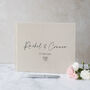 Personalised Wedding Guest Book With Jewel, thumbnail 1 of 10
