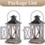 Two Vintage Decorative Lantern Candle Holder, thumbnail 8 of 9