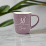 Happy Birthday Personalised Stoneware Mug, thumbnail 3 of 6