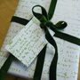 Christmas Written Fun Sayings Wrapping Paper Set, thumbnail 1 of 10