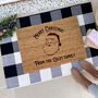 Personalised Santa Christmas Doormat Gift For Family Decoration Present, thumbnail 1 of 2