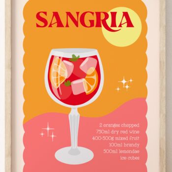 Sangria Cocktail Print, 3 of 4