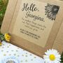 'Plant Happiness' Sunflower Seeds Letterbox Gift, thumbnail 4 of 6