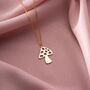Sterling Silver Mushroom Necklace, thumbnail 7 of 9