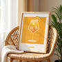 Aperol Spritz Print, Pink And Orange Art, Cocktail Print, thumbnail 7 of 8