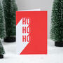 'Ho, Ho, Ho' Christmas Card, thumbnail 6 of 6