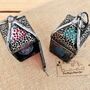 Sweet Mini Silver Moroccan Style Lantern, thumbnail 2 of 9