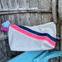 No1 Large Upcycled Versatile Sailcloth Pouch, thumbnail 4 of 7
