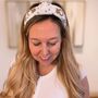 Bride To Be Hand Embellished Pearl And Diamanté Headband, thumbnail 3 of 3