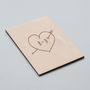 Personalised Wooden Love Card, thumbnail 2 of 4