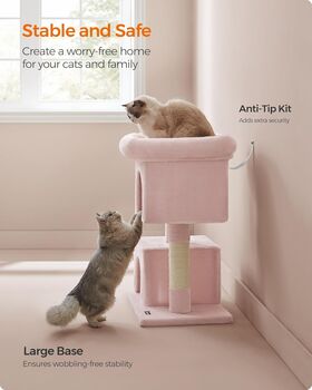 Cat Tree 84 Cm Cat Tower Cat Condo For Large Cats, 10 of 12