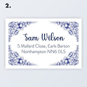 New Personalised Roll Address Labels 76x50mm 3'x2', 3 of 8