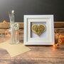 Personalised 50th Wedding Anniversary Gift Heart, thumbnail 7 of 12