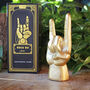 Gold Rock On Accessories Stand And Gift Box, thumbnail 1 of 5
