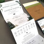 Woodland Wedding Invitations Sample Forest Ferns, thumbnail 3 of 10