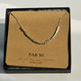 50th Birthday Personalised Morse Code Necklace Gift, thumbnail 7 of 12