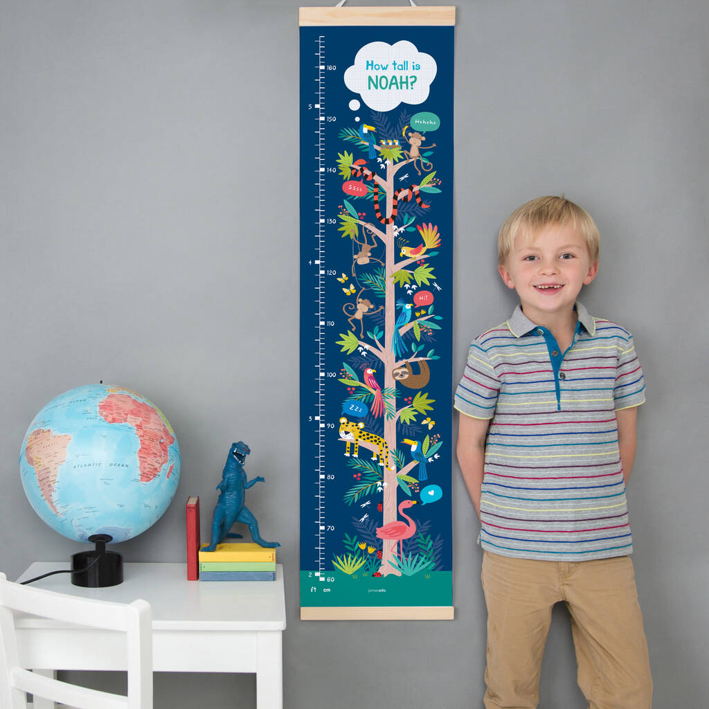 Personalised Jungle Height Chart, 1 of 7