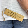 Engraved Teacher Personalised Bookmark, thumbnail 1 of 3