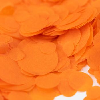Orange Wedding Confetti | Biodegradable Paper Confetti, 4 of 7