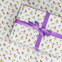 Bird And Flower Wrapping Paper Roll Or Folded, thumbnail 1 of 3
