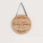 Personalised Wooden Couples Plaque, thumbnail 2 of 6