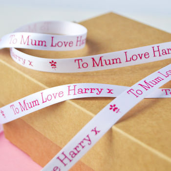 Mother's Day 10mm Personalised Printed Ribbon, 2 of 9