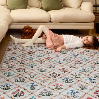 Hug Rug Eco Washable Wildflower Patch, 6 of 7