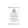 Personalised Milestone 100 Birthday Eye Chart Art Gift, thumbnail 2 of 3