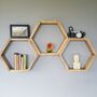 Hexagon Wooden Shelf, thumbnail 9 of 9