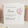 Personalised Mum Retirement Congratulations Card, thumbnail 1 of 7