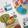 Illustrated Zoo Art Print, thumbnail 5 of 5
