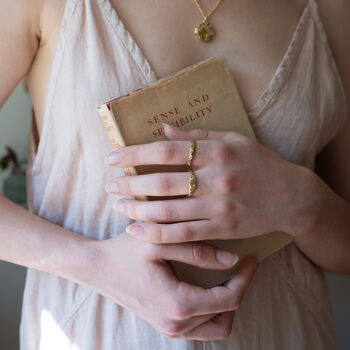 Four Leaf Clover And Pearl Ring, 4 of 5