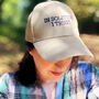 In Solitude I Trust Embroidered Slogan Cap, thumbnail 2 of 7