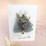 Sympathy Dried Flower Bouquet Card, thumbnail 9 of 10