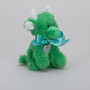 Personalised Mini Green Collectible Highland Cow Soft Toy, Gift Box, thumbnail 3 of 11