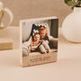 Personalised Wood Desk Photo Block, thumbnail 2 of 5