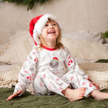 Christmas Little Lamb Pyjamas, 2 of 2