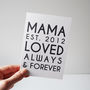 Personalised Mama Mother's Day Card, thumbnail 3 of 4