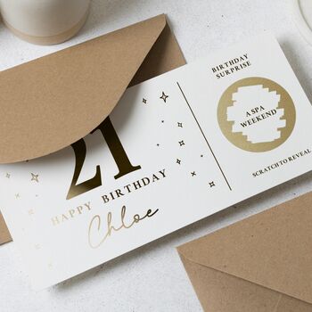 21st Birthday Spa Day Gift Voucher, 5 of 9