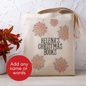Personalised Christmas Books Bag, 2 of 3