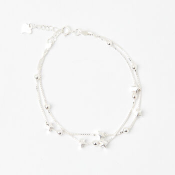 Sterling Silver Stars Bracelet, 2 of 5