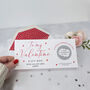 Personalised To My Valentine Scratch To Reveal Card, thumbnail 4 of 4