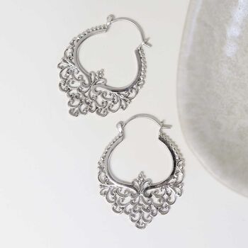 Sterling Silver Marrakesh Nights Hoops, 8 of 10