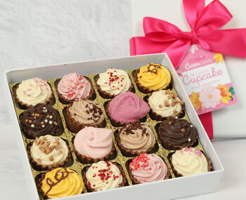 Cupcake Style 16 Chocolate Gift Box, 2 of 3