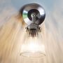 Fluted Glass Wall Light, thumbnail 3 of 5