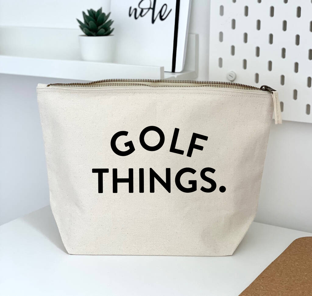 'Golf Things' Bag Gift For Golf Lover By Word Up Creative ...