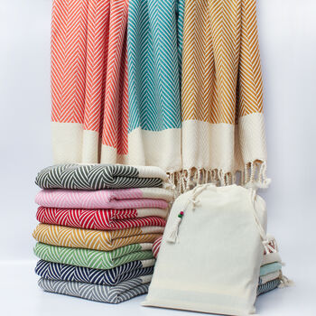 Personalised Soft Cotton Throw, Birthday Gift, 5 of 12