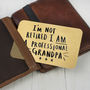 I'm Not Retired I'm A Professional Grandad Wallet Card, thumbnail 5 of 10